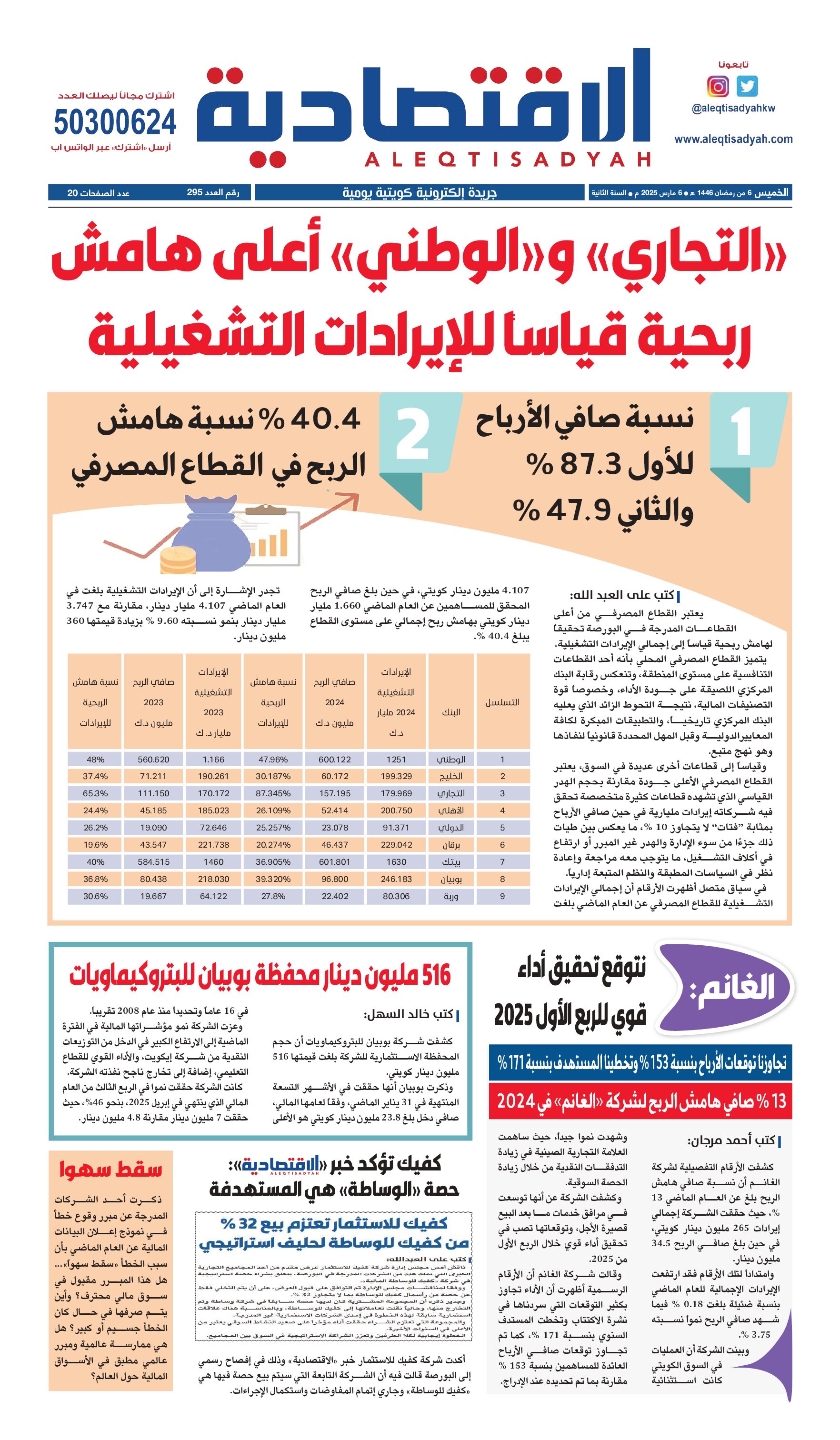 عدد الخميس 6 مارس 2025